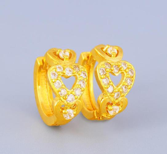 惠州市莱饰缘珠宝首饰提供的镀24k黄金耳环
